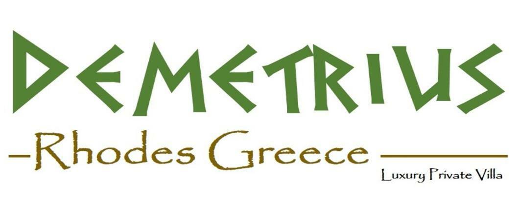 Rhodes Demetrius Luxury Private Villa Kalathos Exterior photo